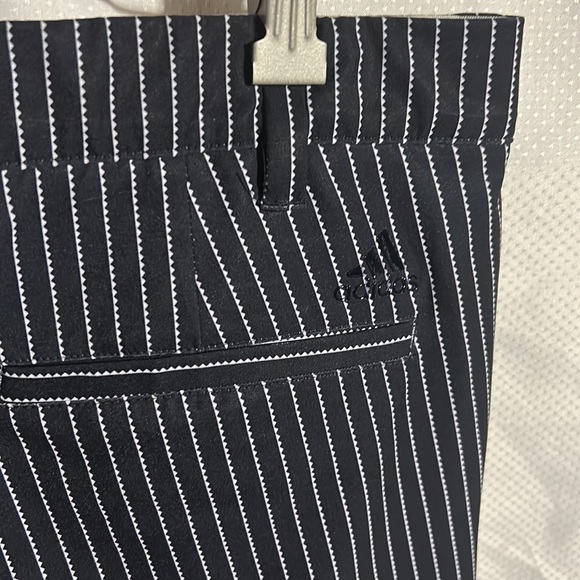 NWOT adidas Golf Pants Striped 32x32 Polyester & Spandex Buisness Casual Dress - Picture 3 of 11